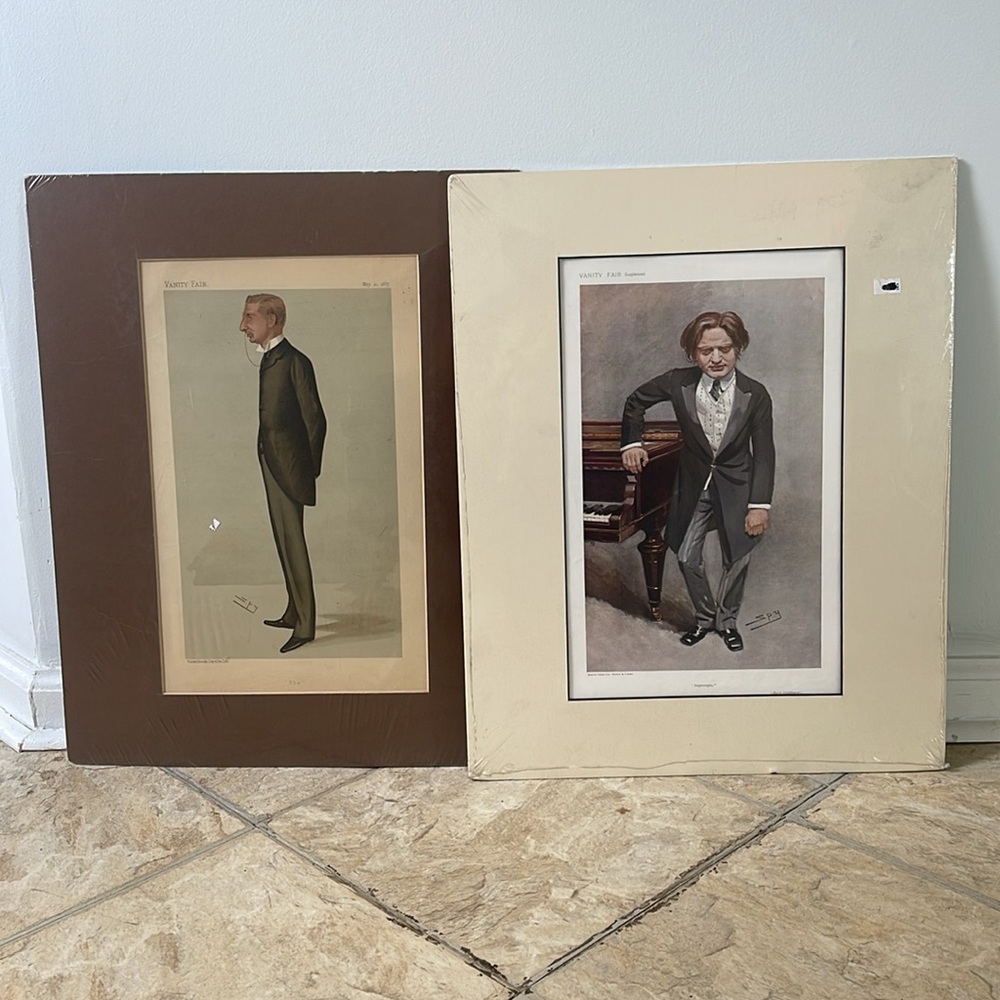Vanity Fair Art Prints - set of two 16 x 20